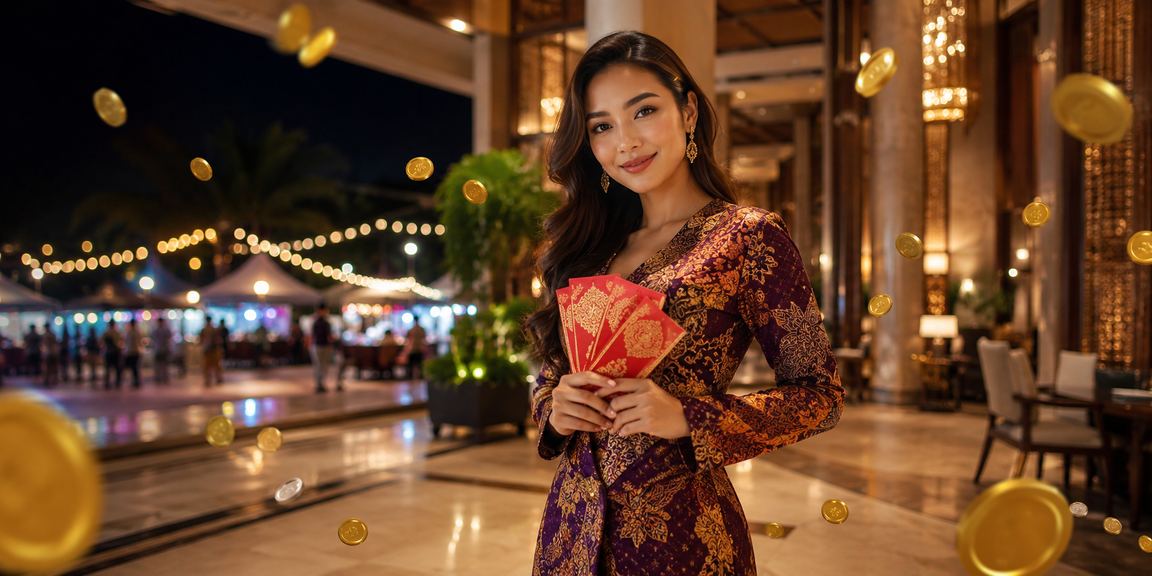 Players in Langkawi celebrating red envelope bonuses and festive promotions at magnum88
